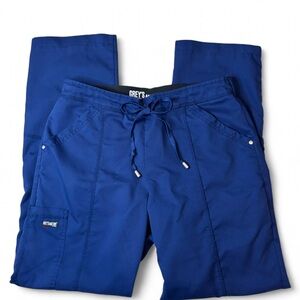Grey's Anatomy by Barco Women's Deep Royal Blue Drawstring Scrub Pants XSmall